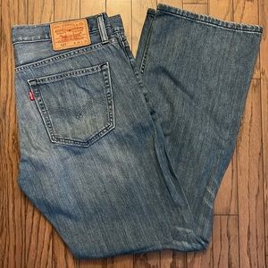 Men’s Levi 527 Bootcut Jeans.